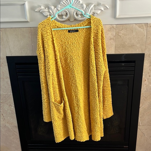 Cozy Yellow Women Sweater - Picture 1 of 4